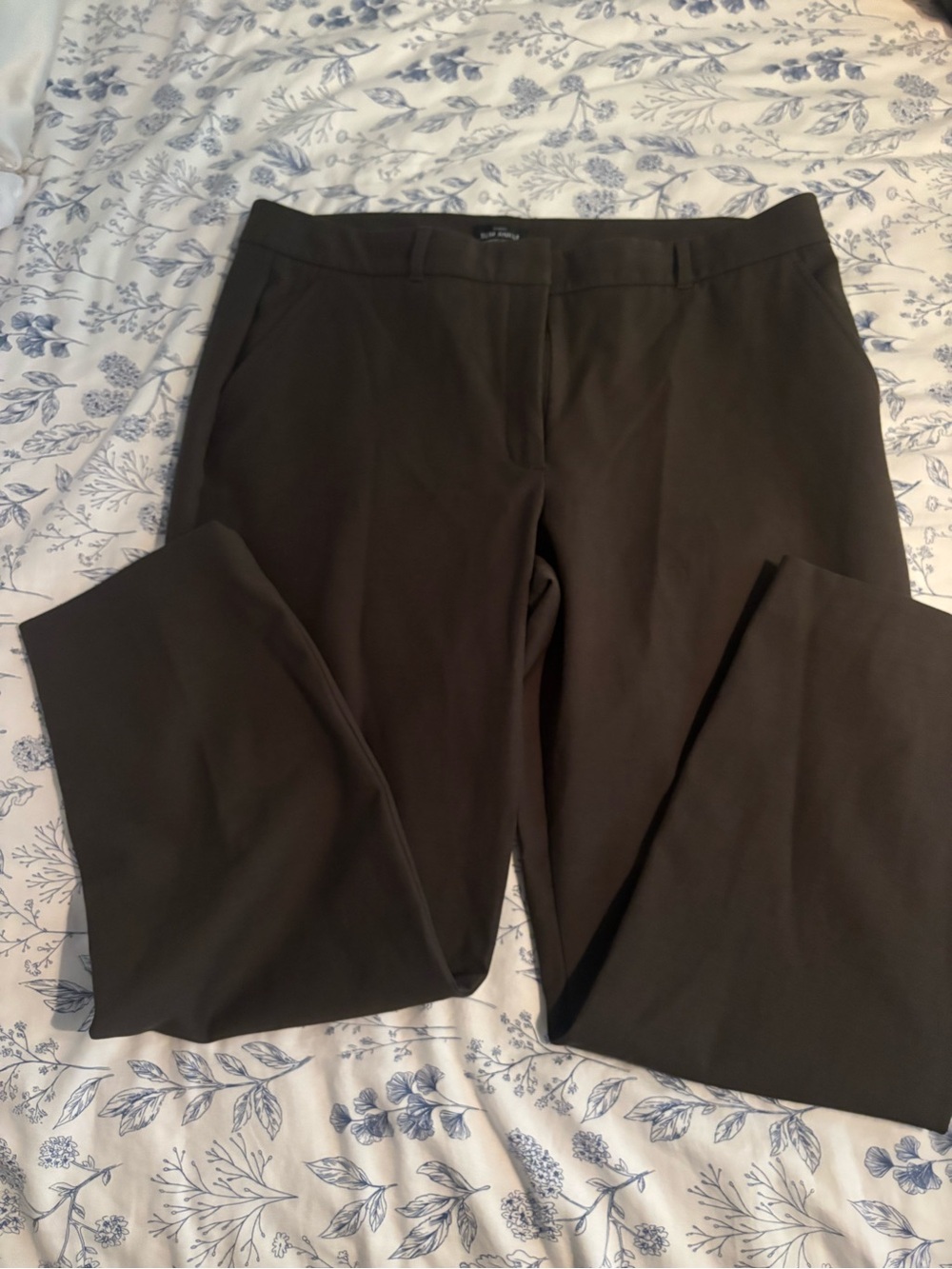 Olive White House Black Market Pants